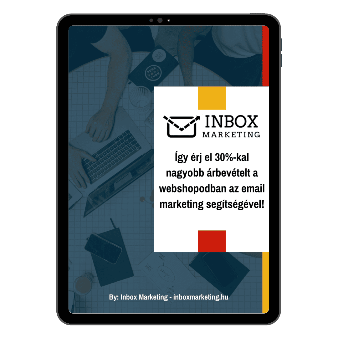 Inbox Marketing promóciós anyag tableten